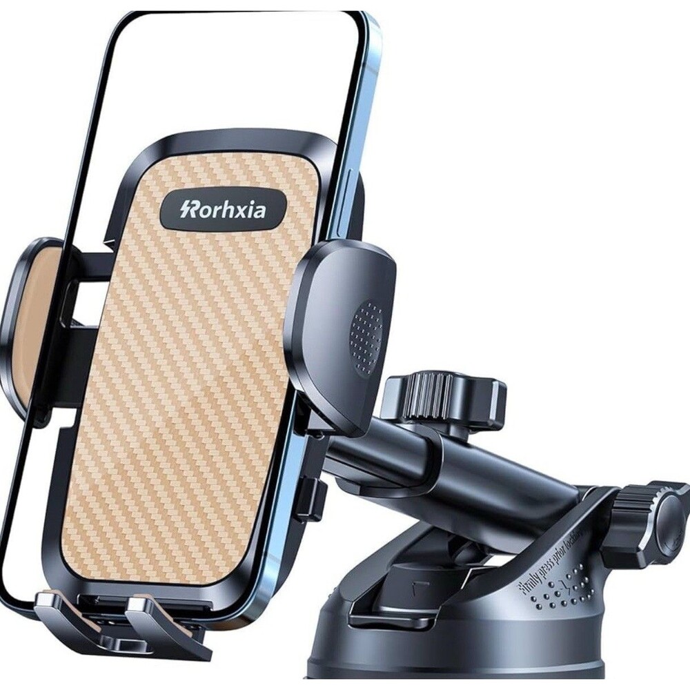 3-in-1 Phone Mount for Car [Most Stable and Flexible Suction Cup] Vent Dashboard